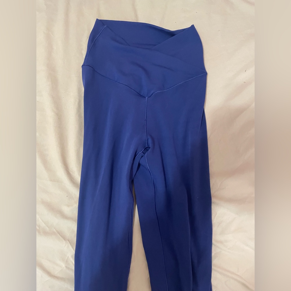 Aerie blue flared leggings